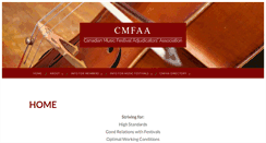 Desktop Screenshot of cmfaa.ca